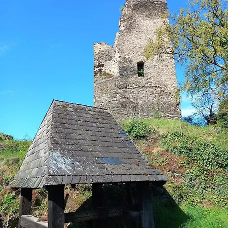 Mosel Panorama Auf Burg Coraidelstein Appartamento Klotten